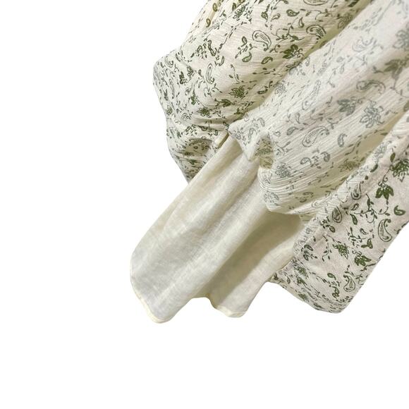 O’Neill Boho Sleeveless Sundress Yellow Green Floral Fit & Flare Mini Dress - Picture 5 of 9